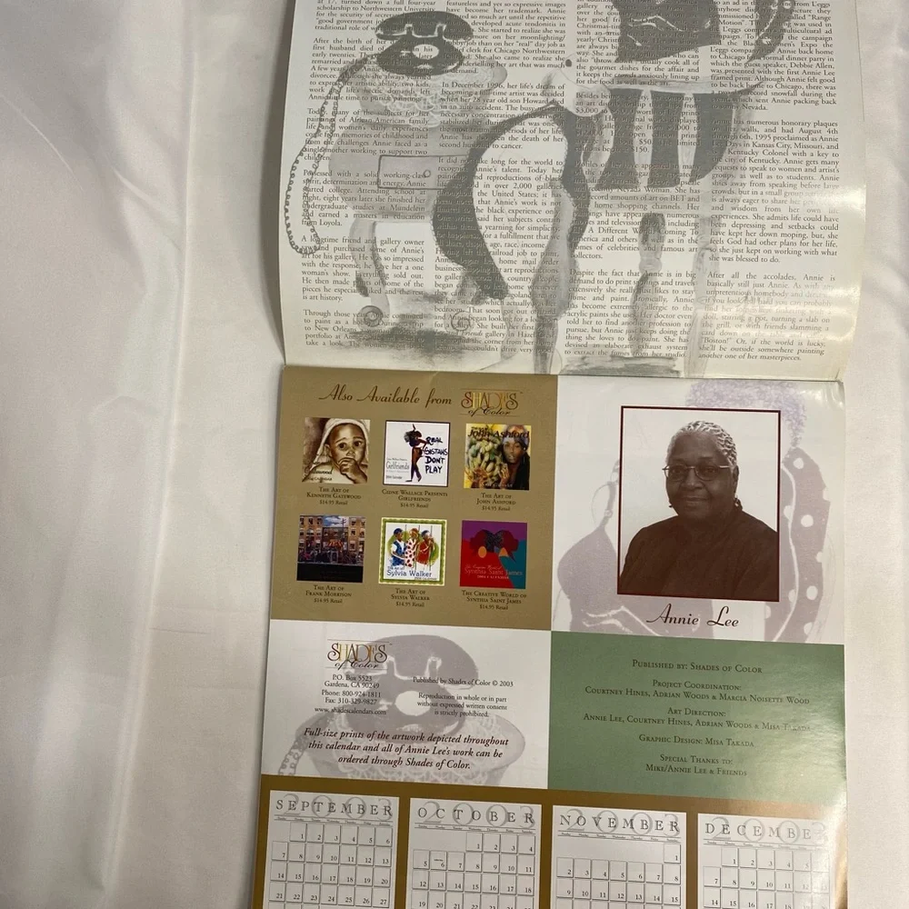 The Art Of Annie Lee, Calendar - 2004 Edition